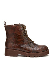 Brown Lotus Boot