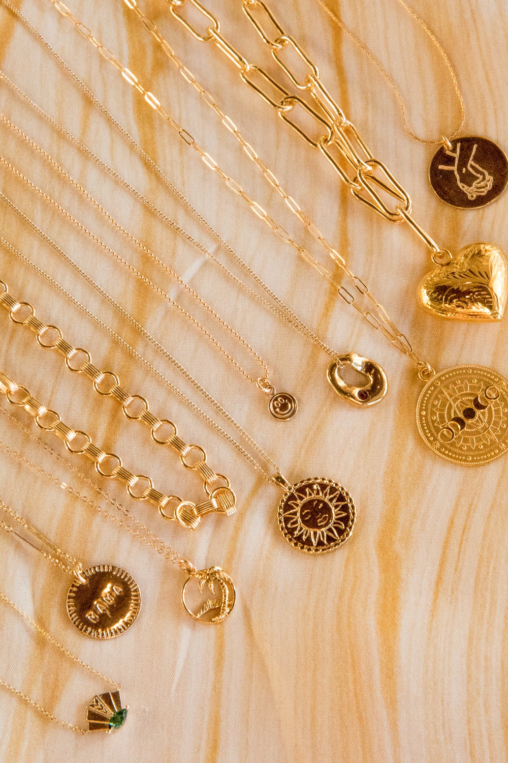 Gold Coin Mama Necklace