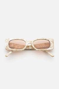 White Onyx Salome Sunglasses — Prism Boutique