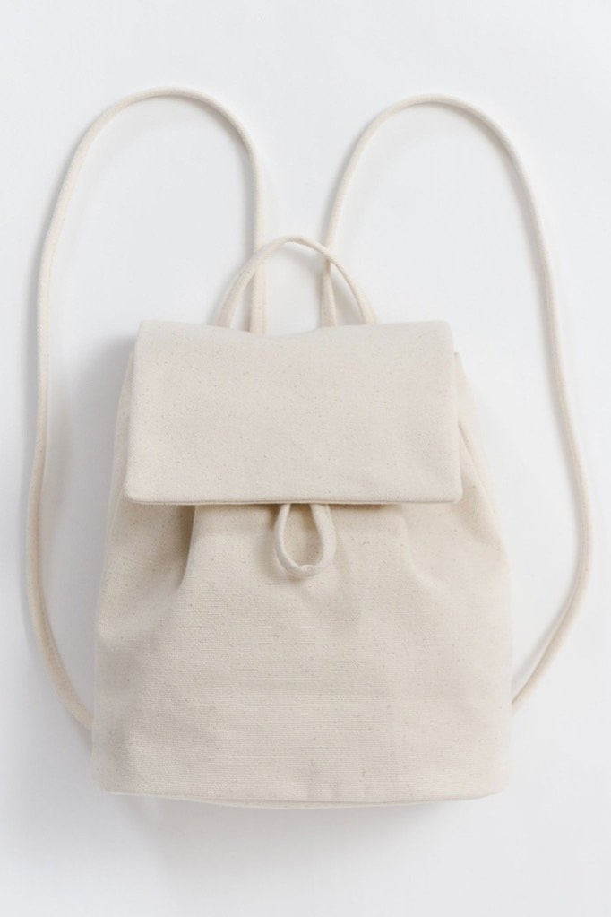 Natural Canvas Mini Backpack