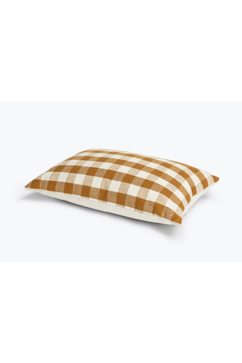 Honey Gingham Lumbar Pillow