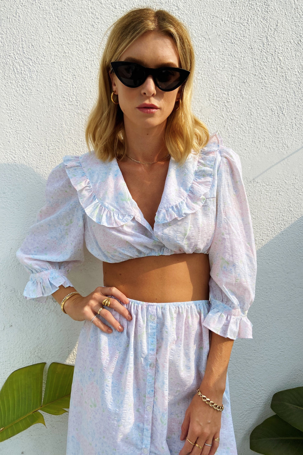 Reworked Floral Three Piece Set