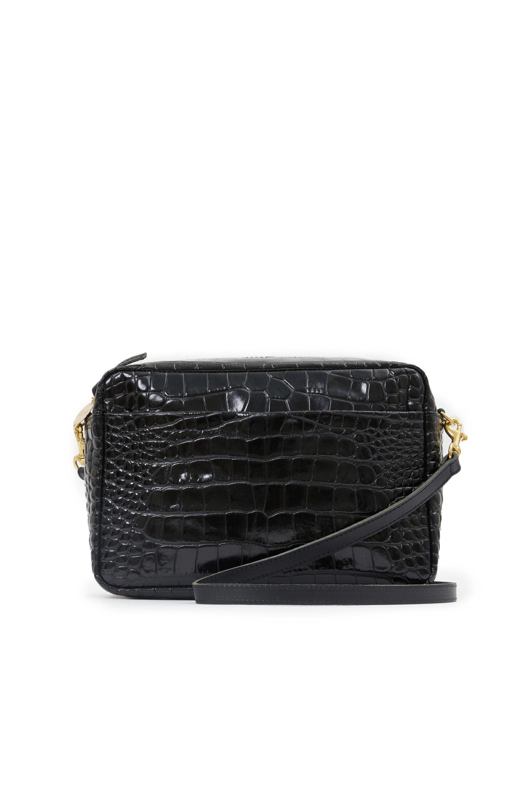 Black Croco Marisol Bag — Prism Boutique