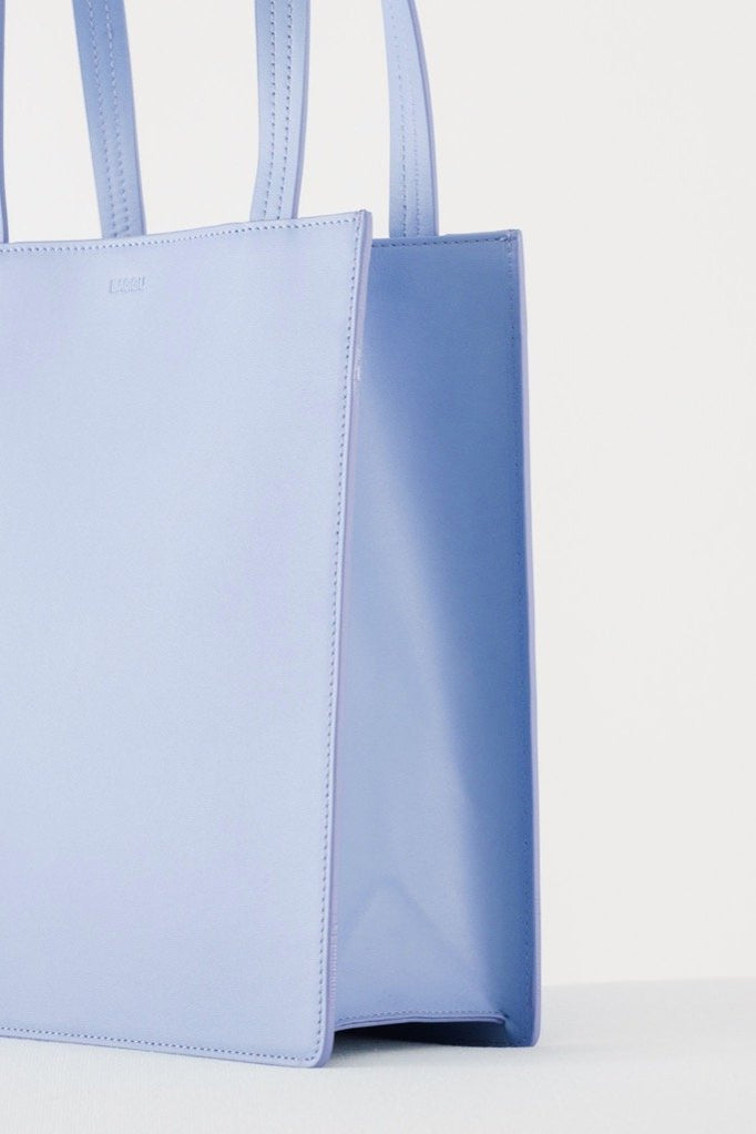 Cornflower Medium Leather Tote