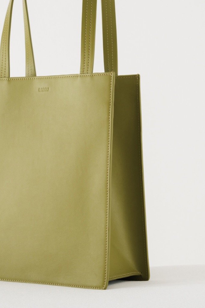 Spanish Moss Medium Leather Tote