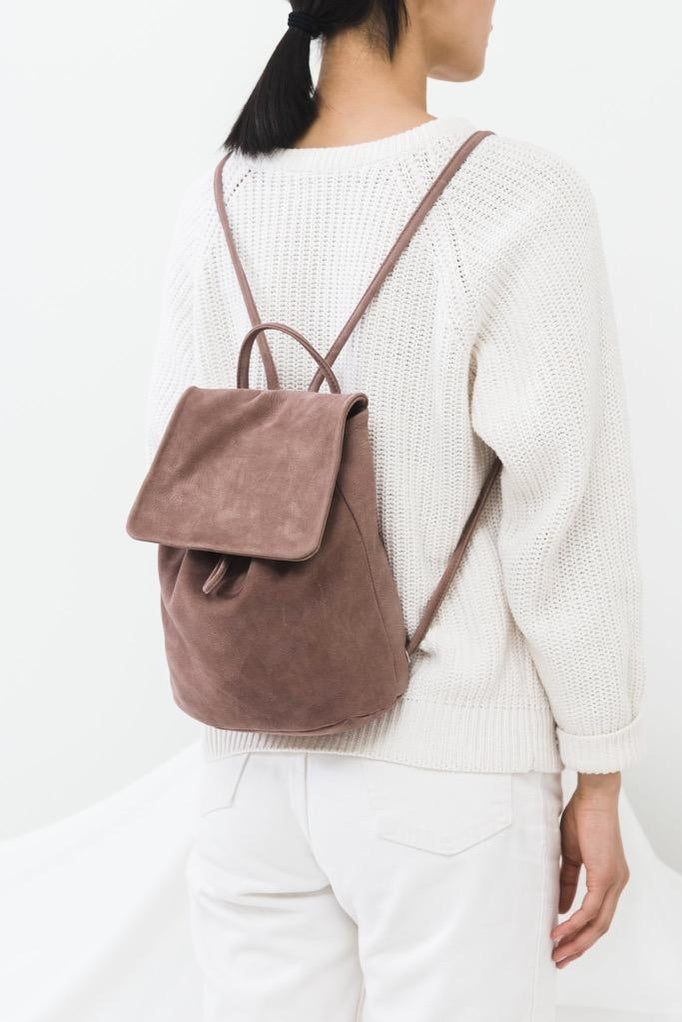 Taro Nubuck Mini Backpack