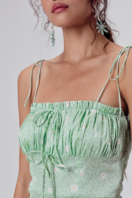 Mint Cheetah Robin Dress