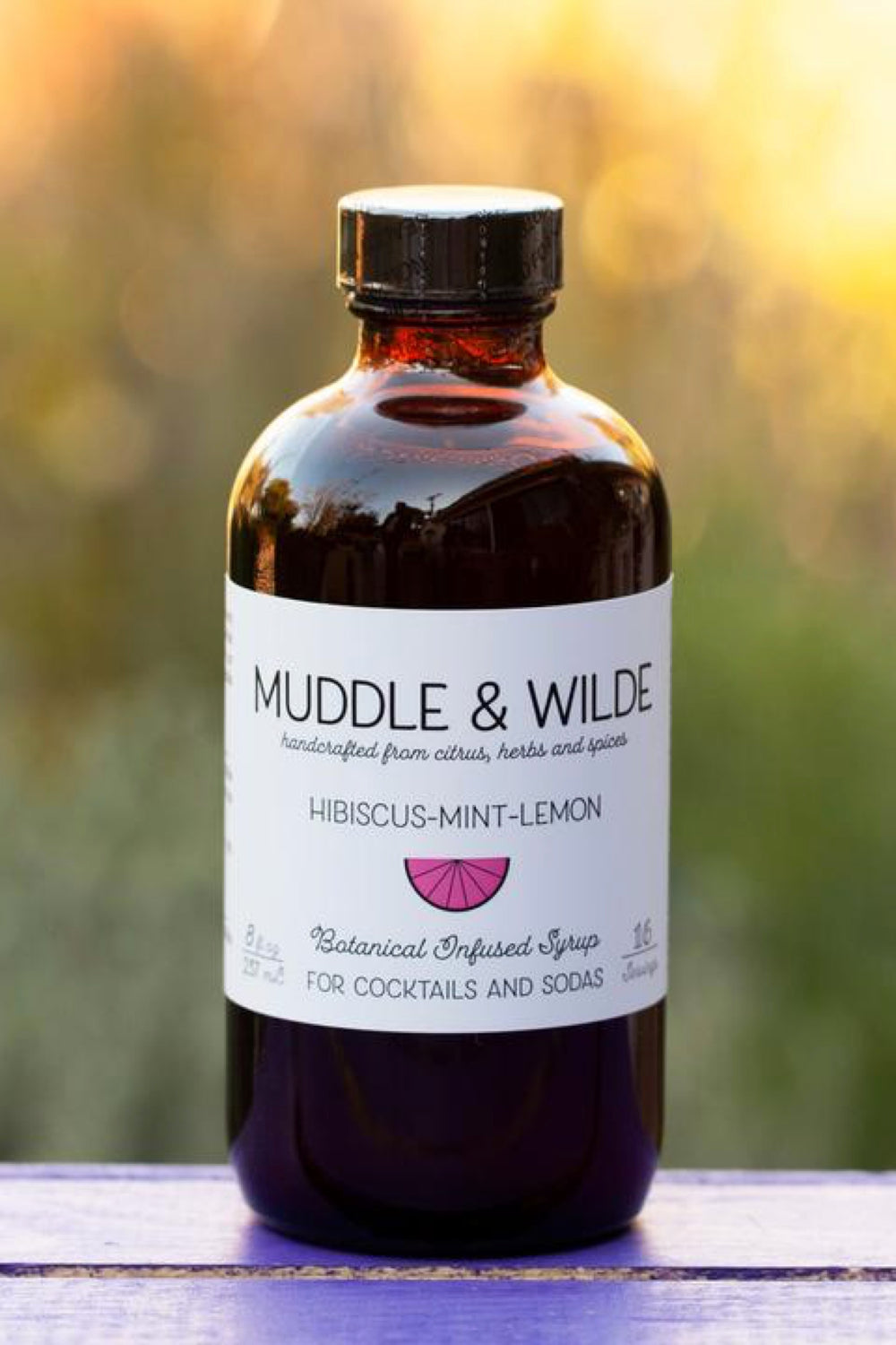 Hibiscus Mint Lemon Cocktail Syrup
