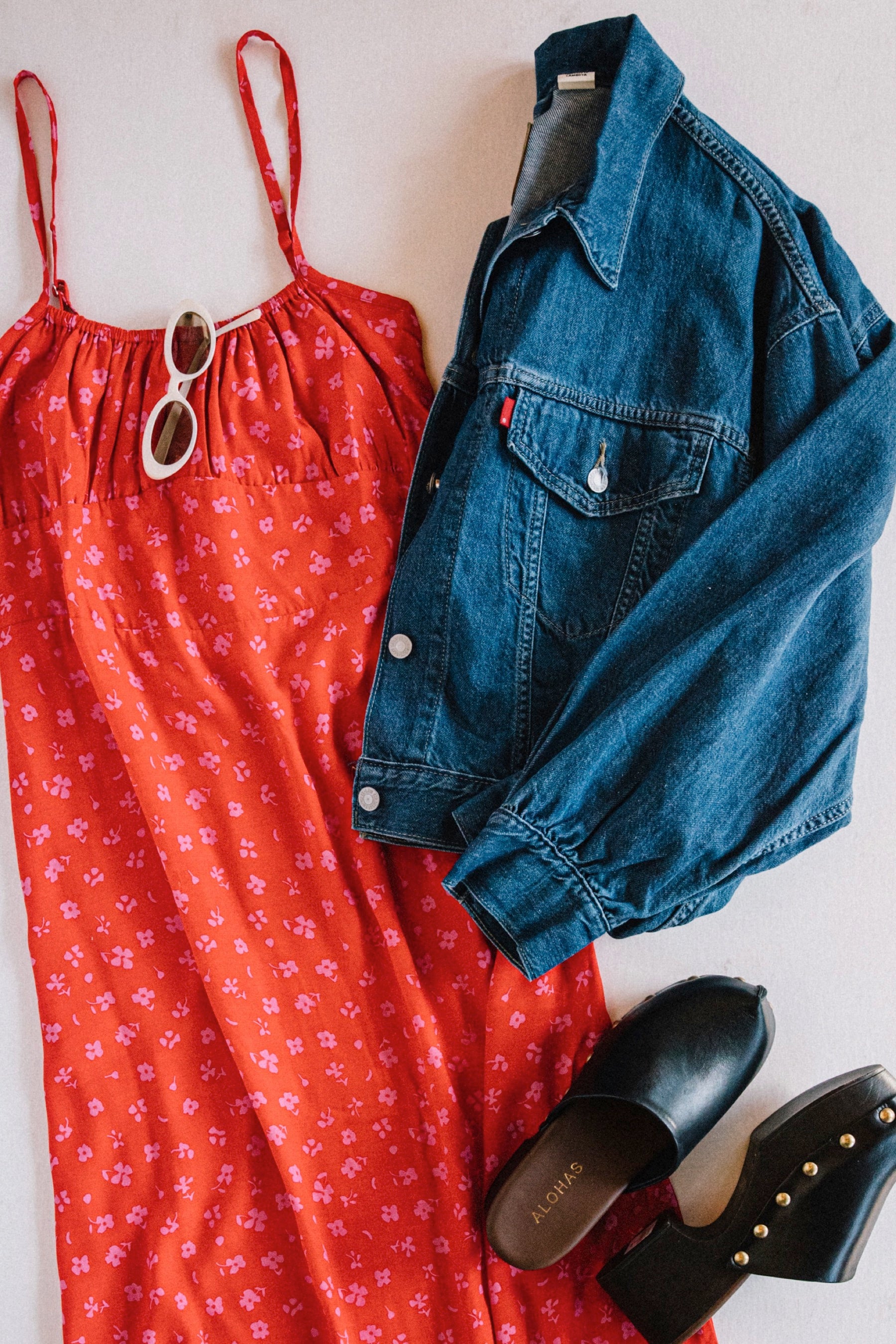 Sunset Floral Carioca Midi Dress