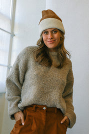 Cocoa + Creme Duo Beanie