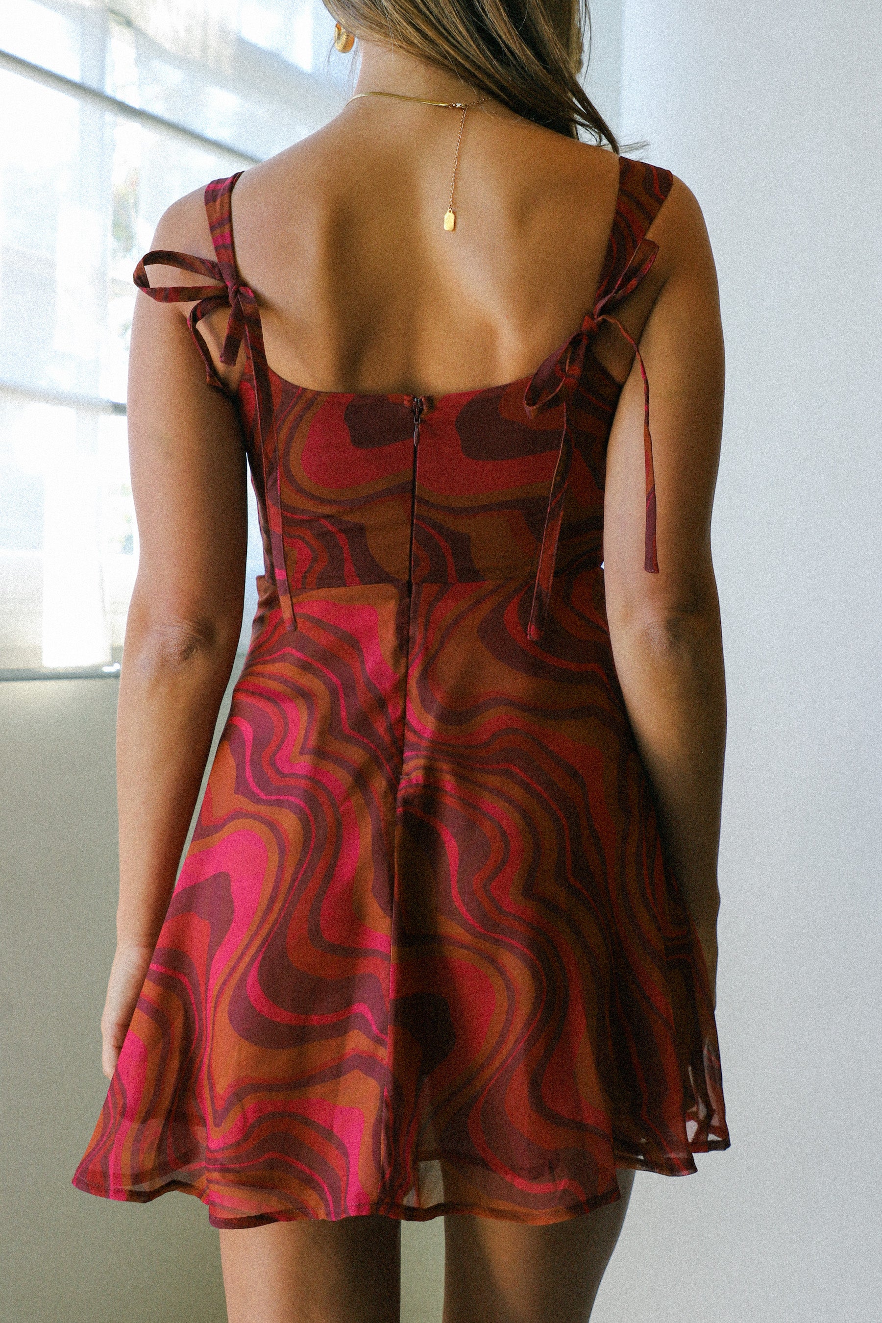 Red Eleanor Mini Dress