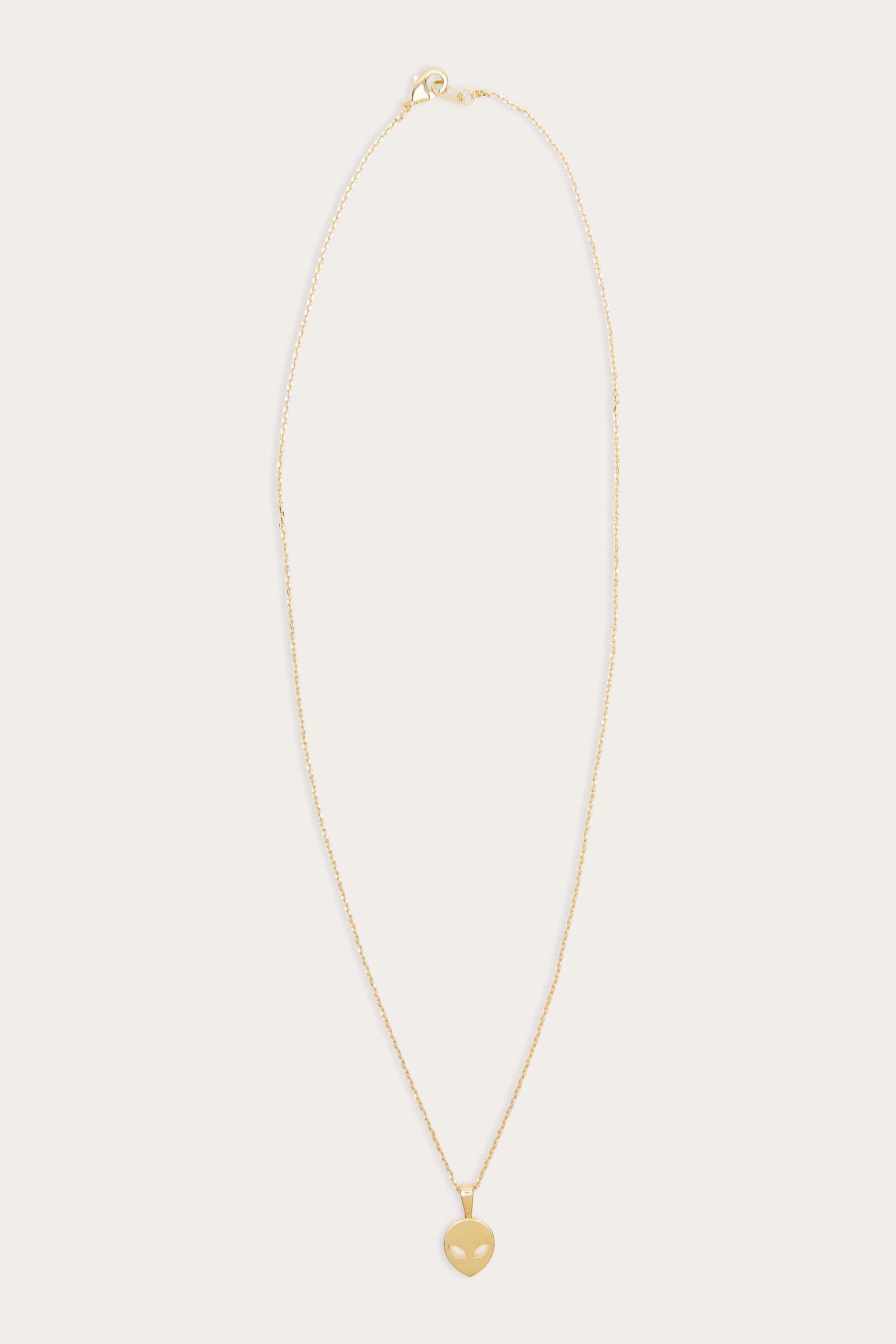 Gold Outsider Charm Necklace