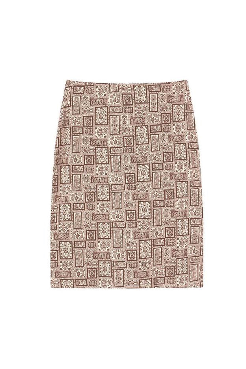 Shiny Brown Rocky Skirt