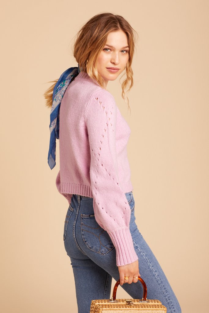 Mia Pointelle Cardigan Prism Boutique