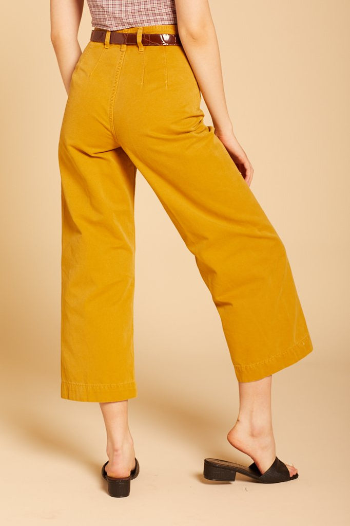 mustard pants