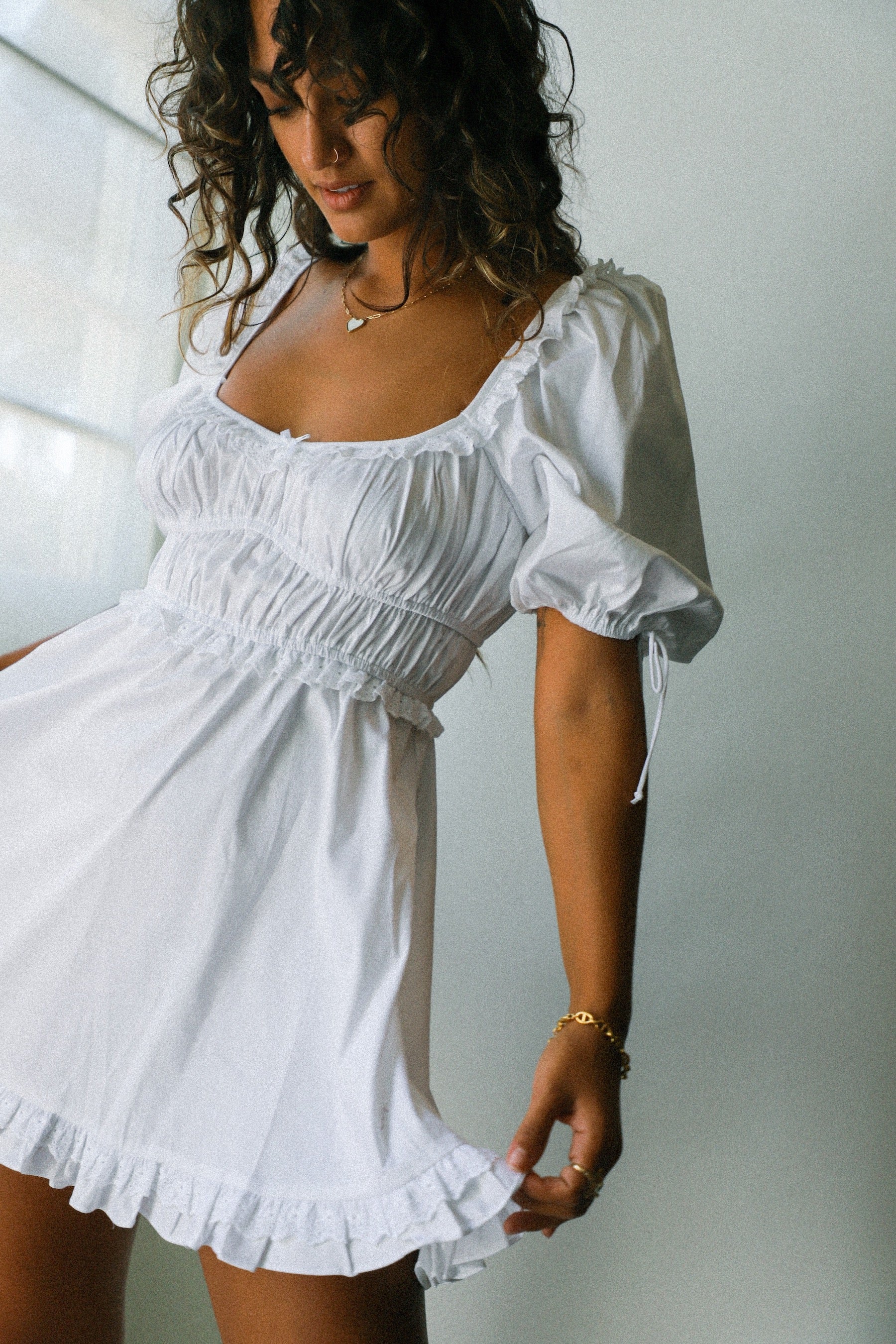 Ivory Jackson Mini Dress