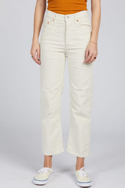 Ecru Ribcage Jeans