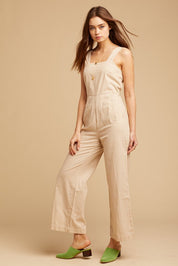 striped jumpsuit