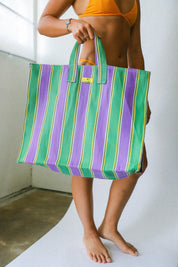 Purple + Green Eternity Tote