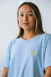 Prism X Large Lemonade Dusty Blue Lemon Tee