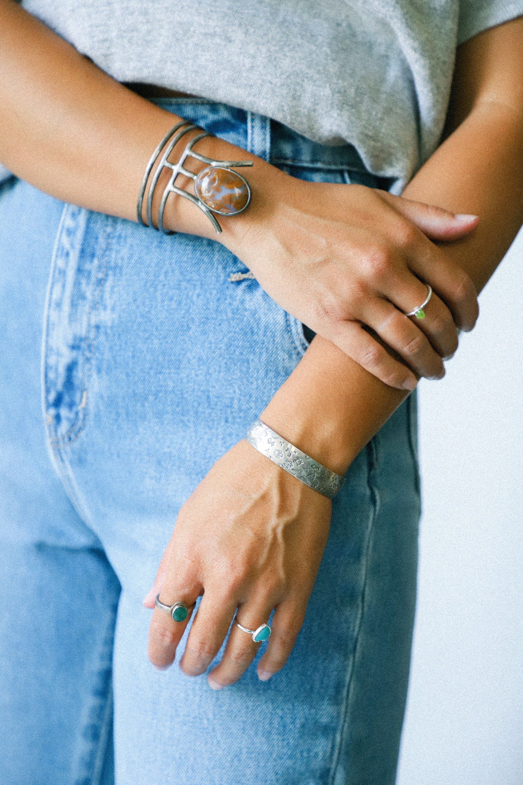 1950s Navajo Symbols Cuff
