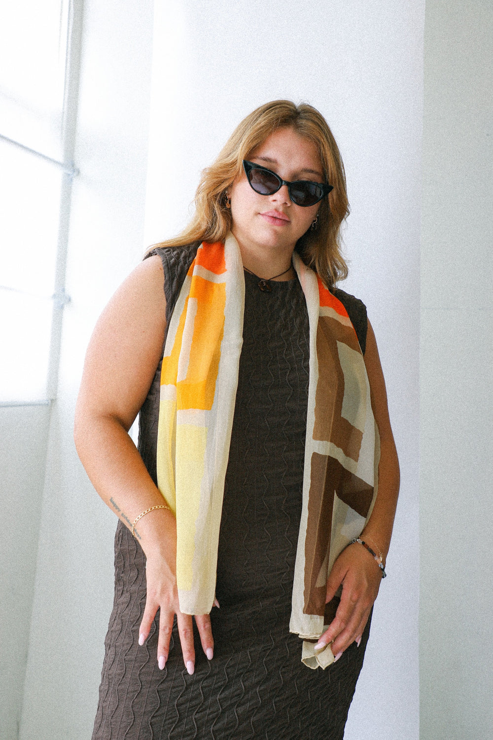 Echo Abstract Scarf