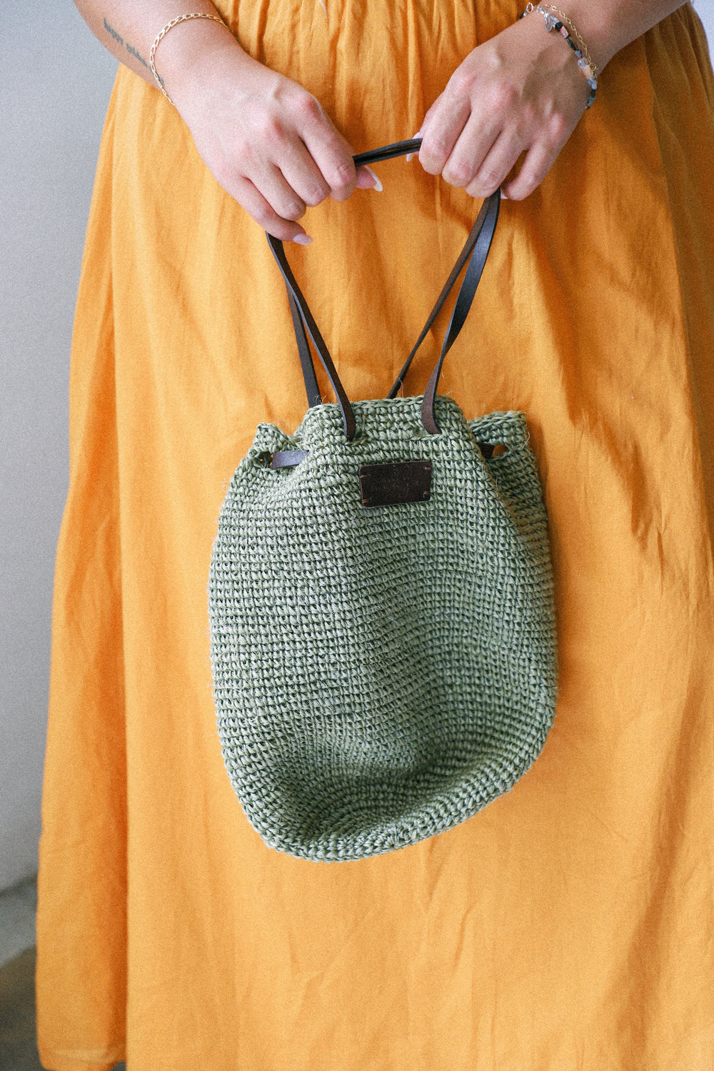 Green Nana Bucket Bag