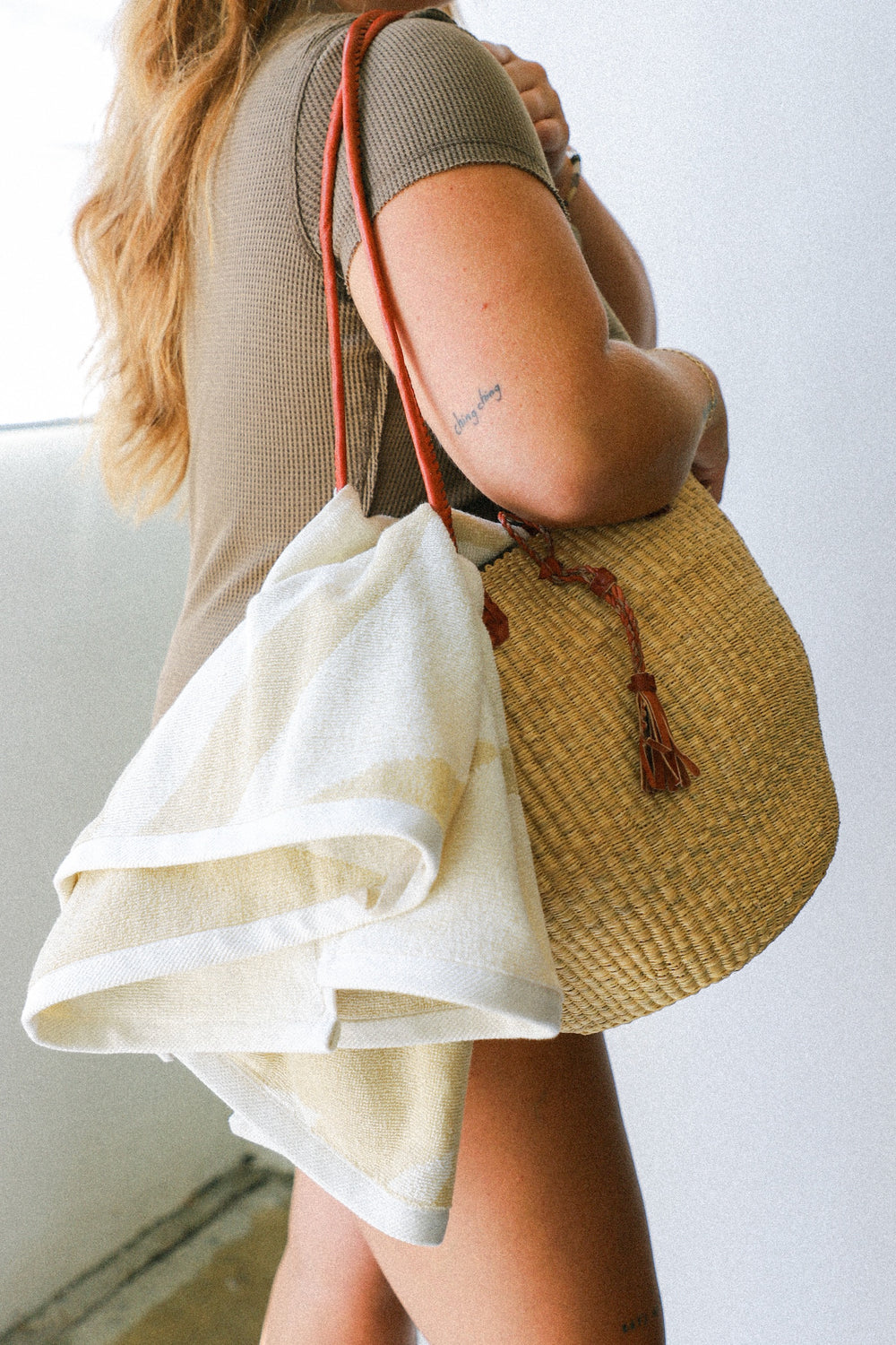 Large Market Strappy Tote