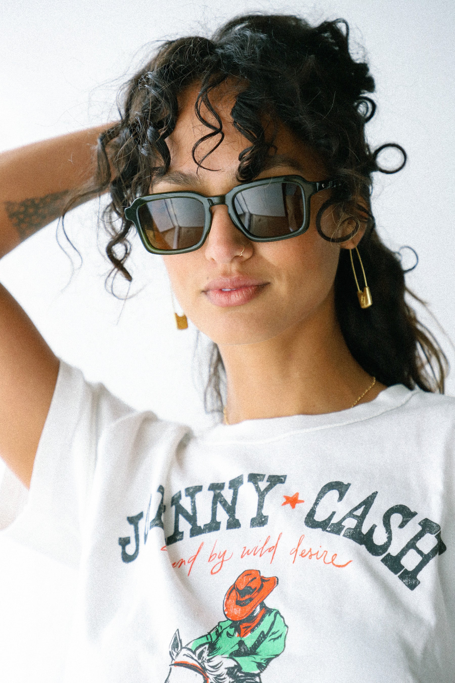 Crystal Olive Heavy Tropix Sunglasses