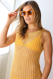 Burnt Honey Dart Sunglasses