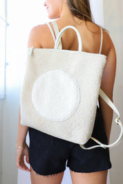 Moon Patchwork Backpack
