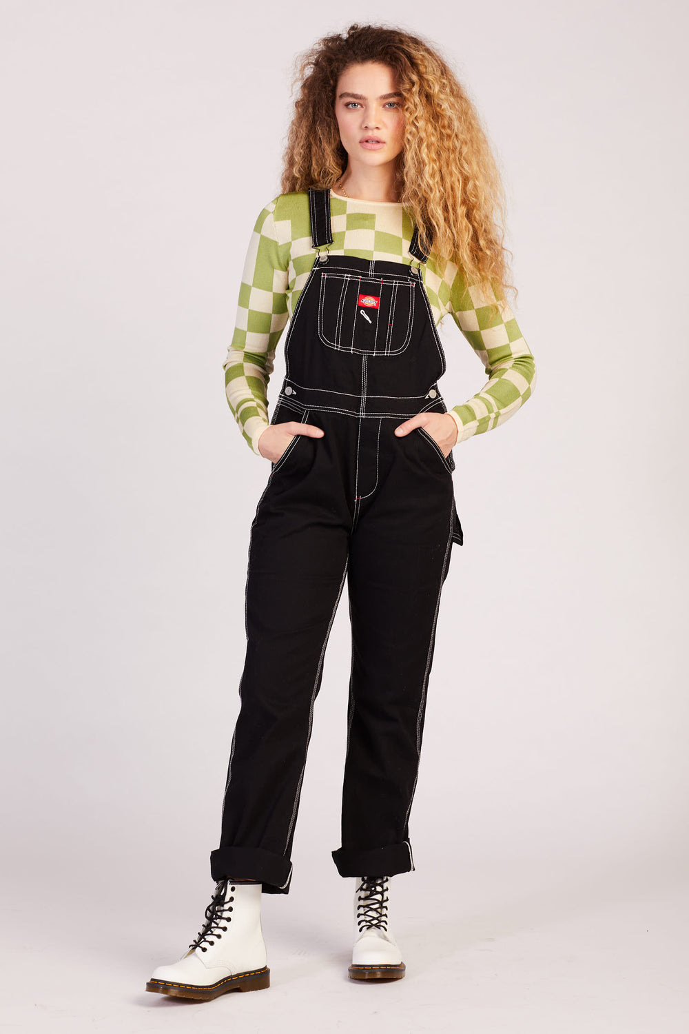 Relaxed Overalls - Black