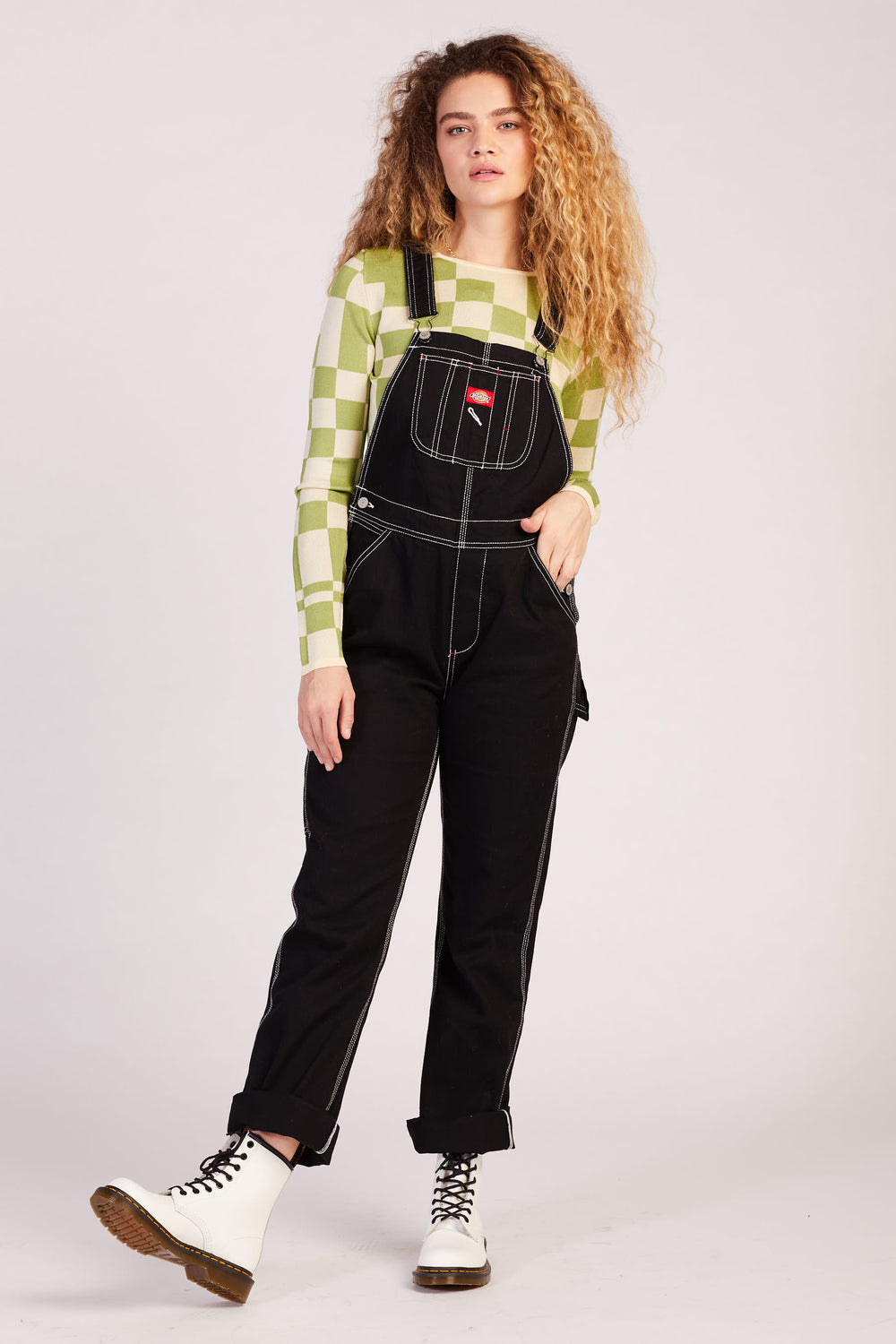 Relaxed Overalls - Black