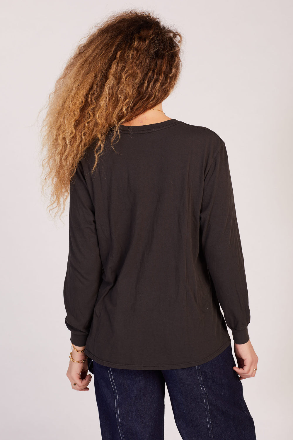 Black Long Sleeve Concert Tee