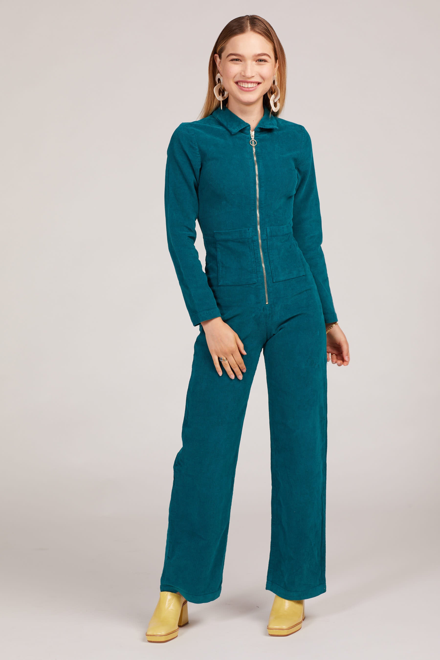 Smoke Green Paufe Jumpsuit
