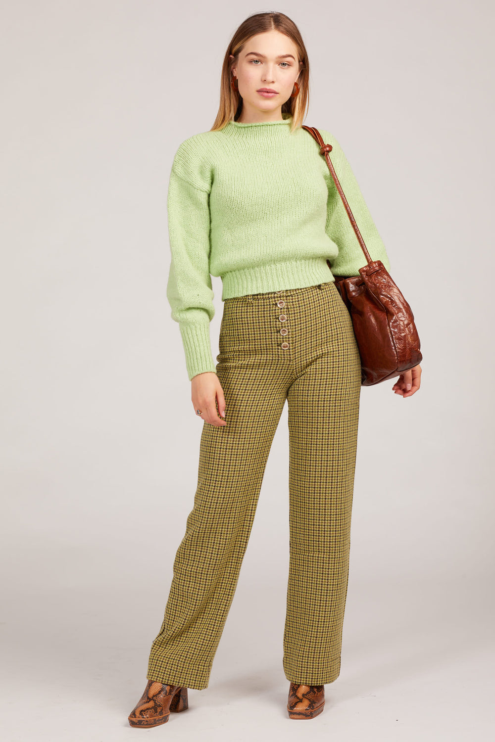 Green Castelbuono Trousers