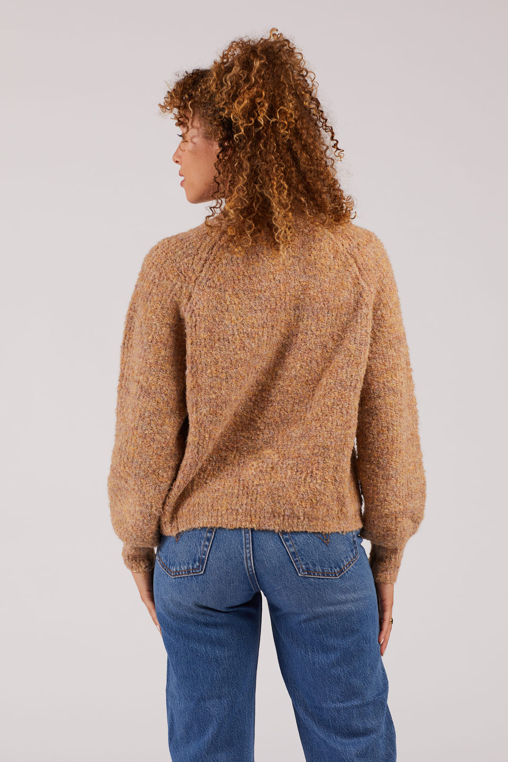 Speckled Mockneck Sweater