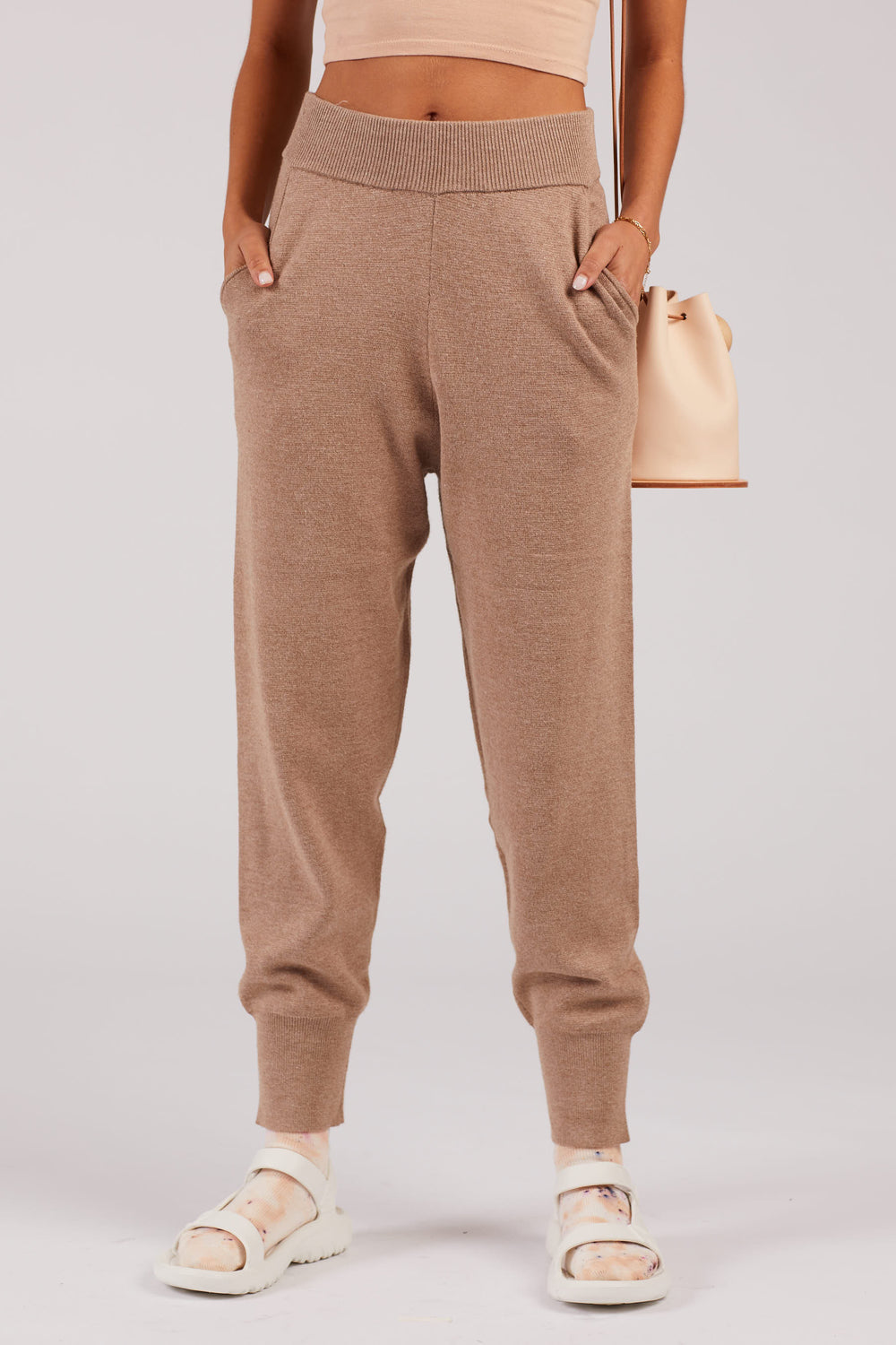 Taupe Jogger Pants