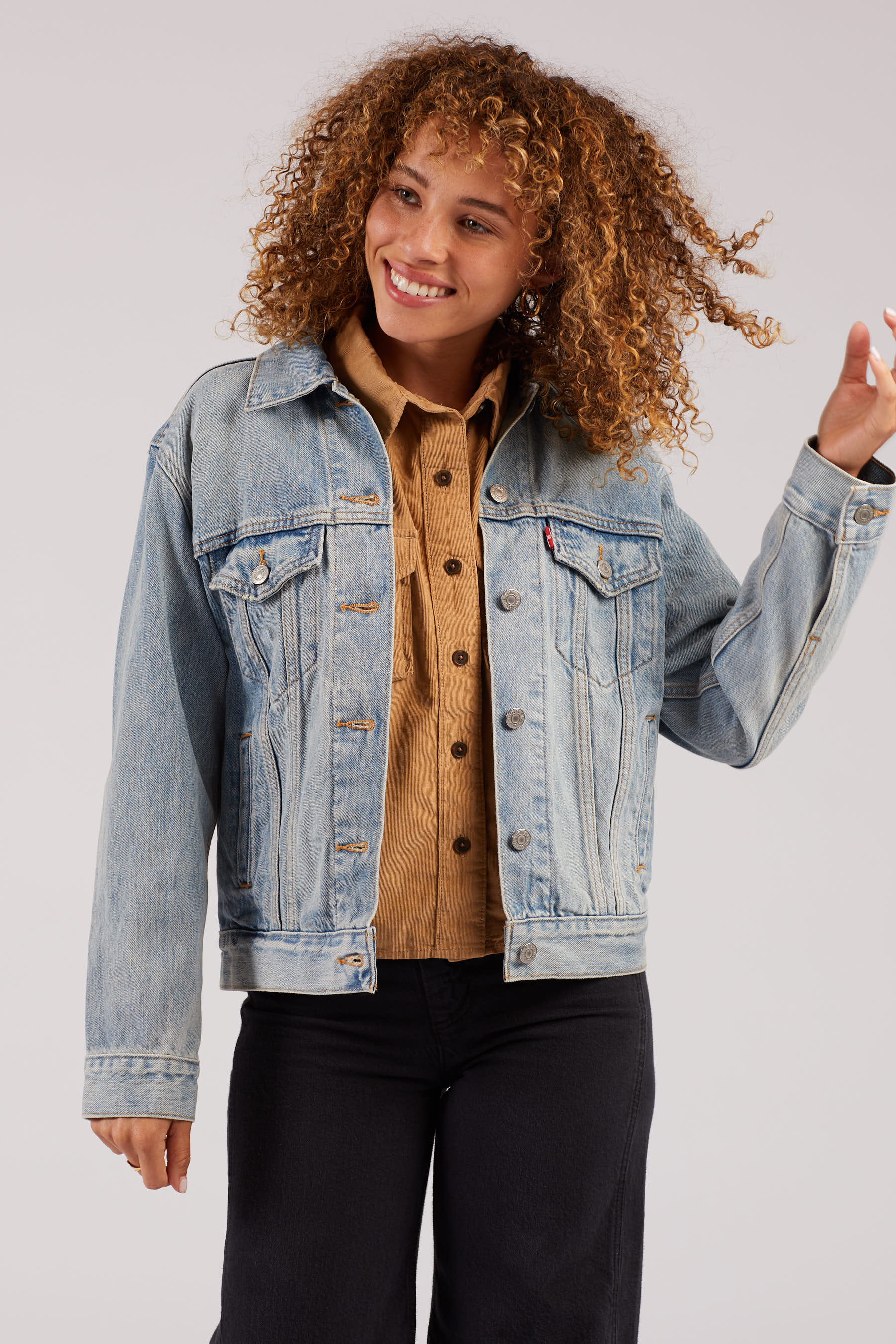 Boyfriend trucker jacket deals