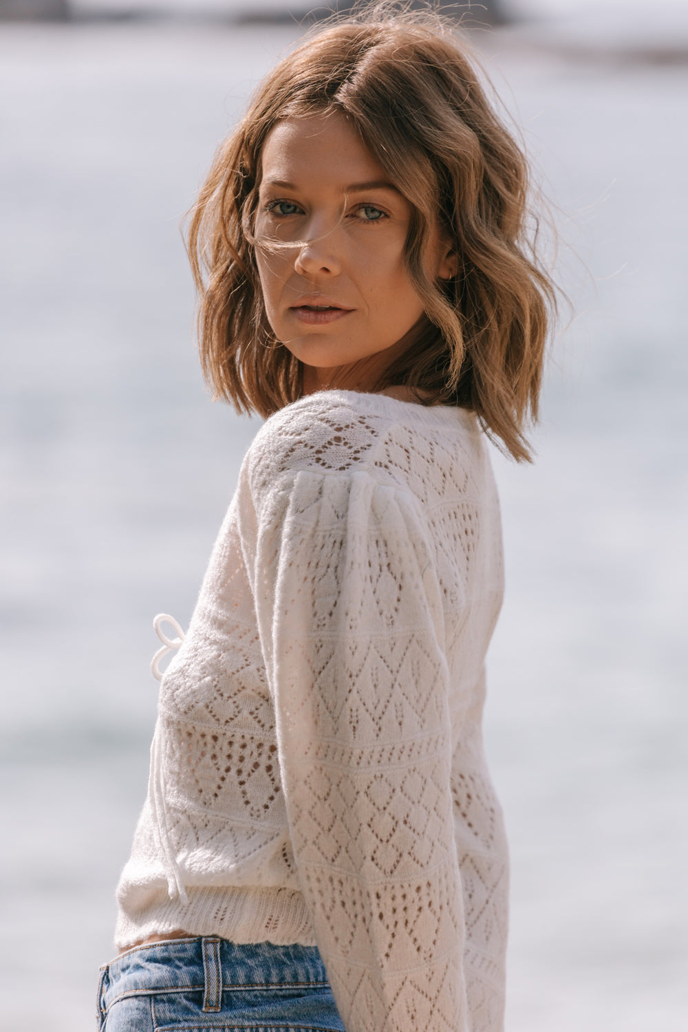 Blanca Crochet Sweater