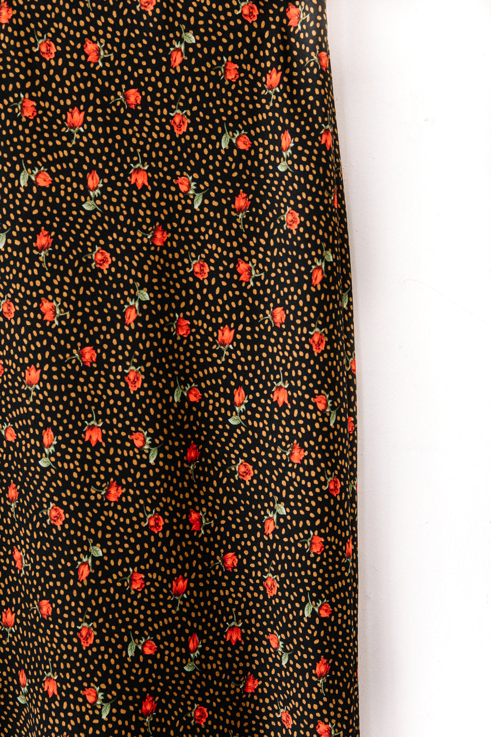 Rosey Dotted Maxi Skirt
