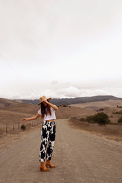 Cow Print Jessie Pants