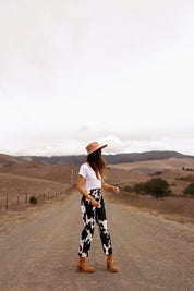 Cow Print Jessie Pants