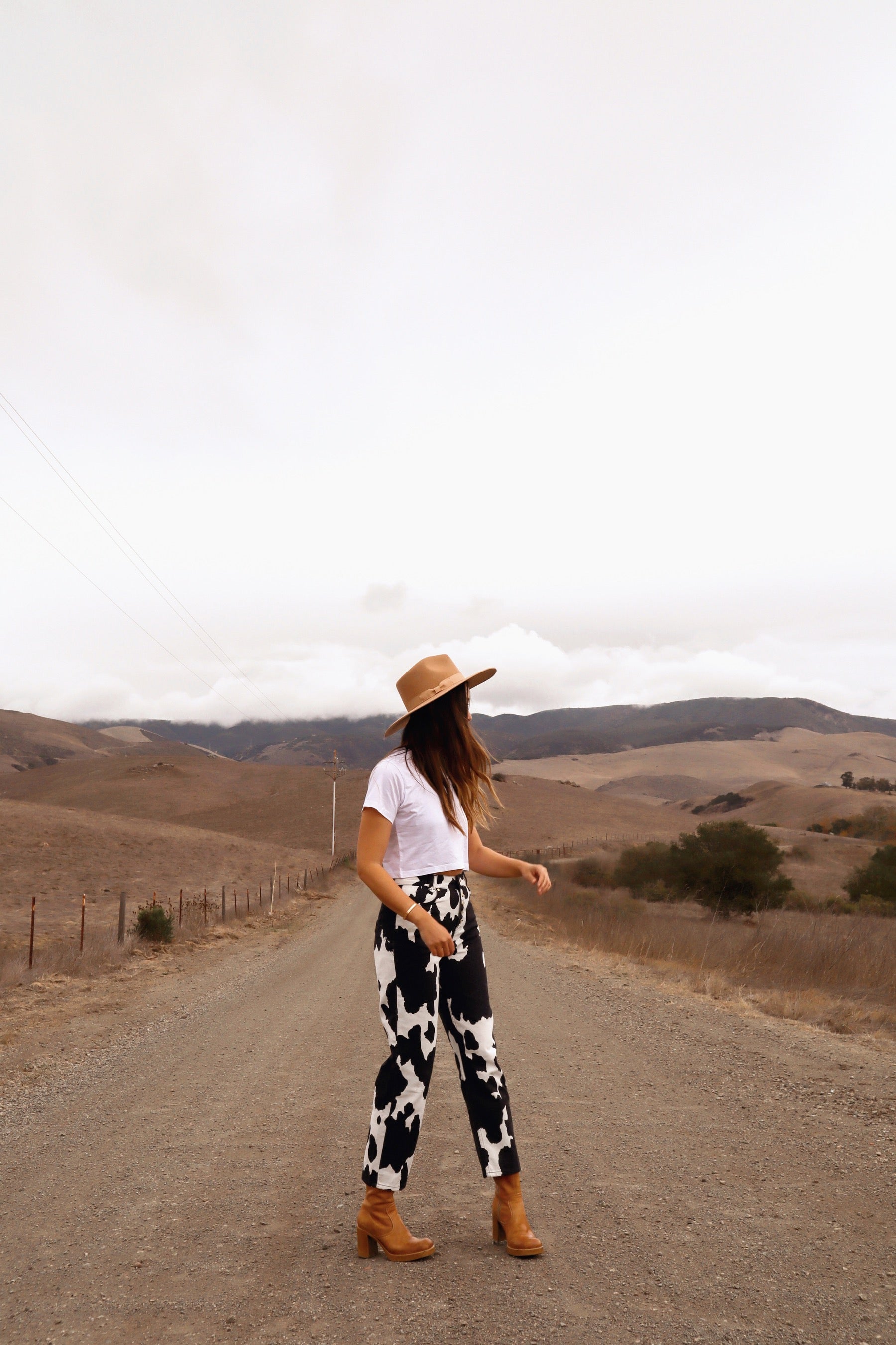 Cow Print Jessie Pants
