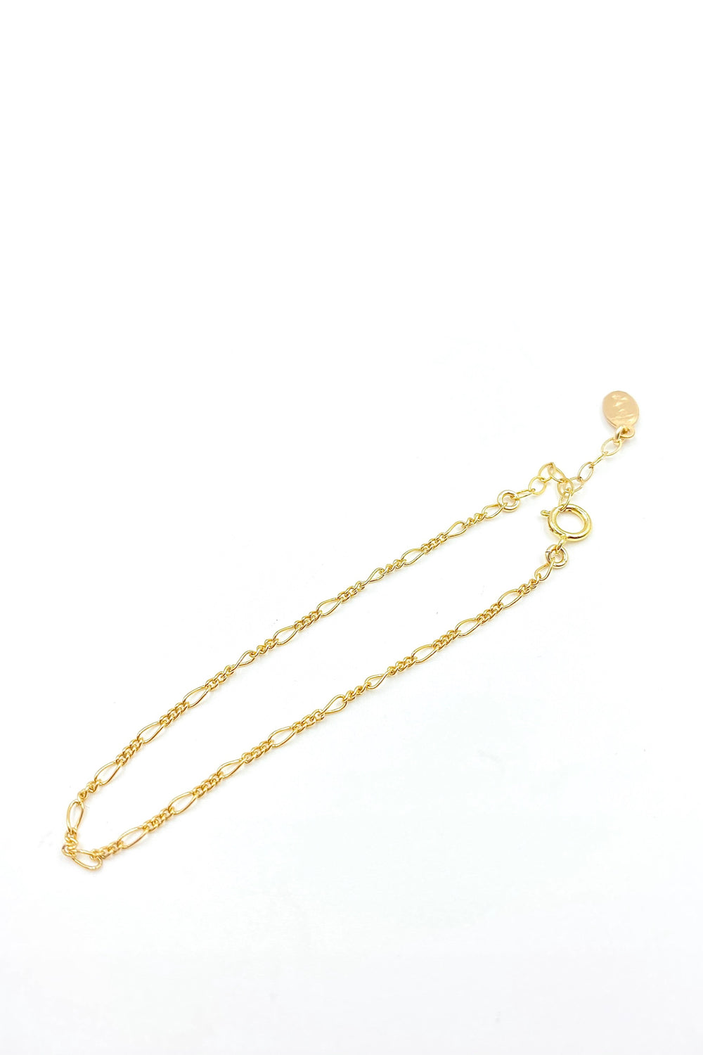 Gold Thin Figaro Bracelet