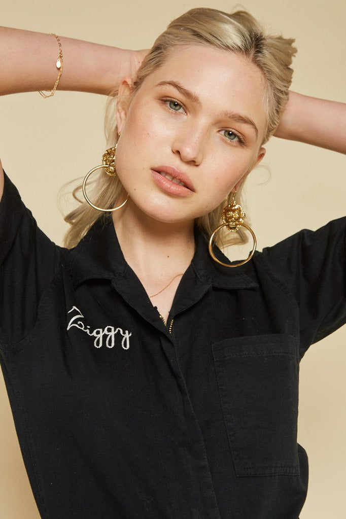 Black Stardust Coveralls