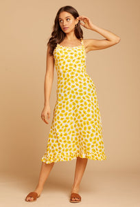 Constance Floral Noemie Midi Dress