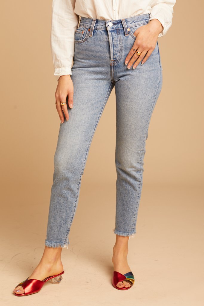 frayed hem denim