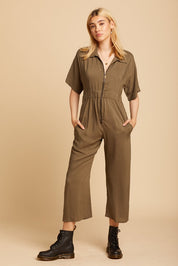 Olive 90s Crush Jumpsuit