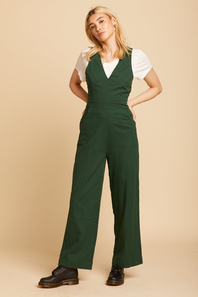 90s Green Old Mate Jumpsuit